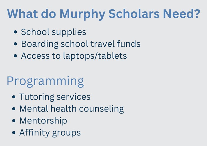 Daniel Murphy Scholarship Fund (DMSF): Support a Murphy Scholar! 