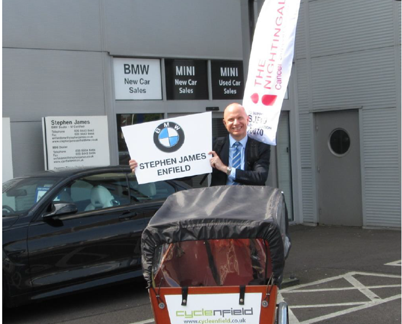 Stephen James Enfield BMWMini is fundraising for THE NIGHTINGALE CANCER ...