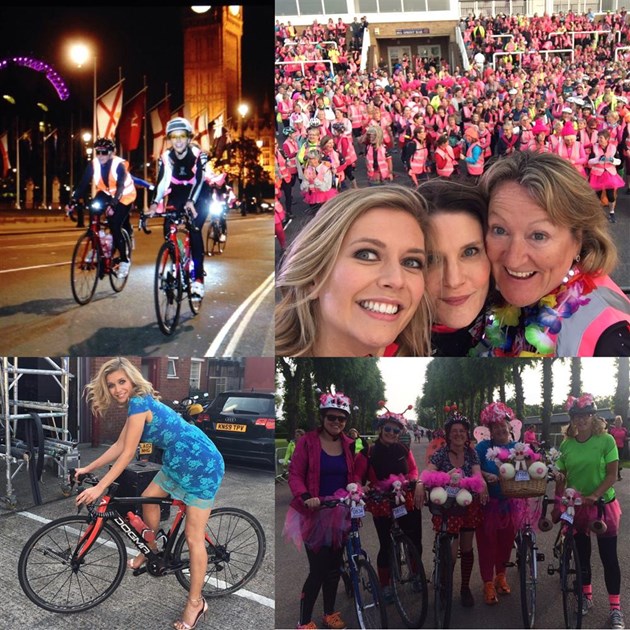 Rachel Riley is fundraising for Women V Cancer - RIDE THE NIGHT