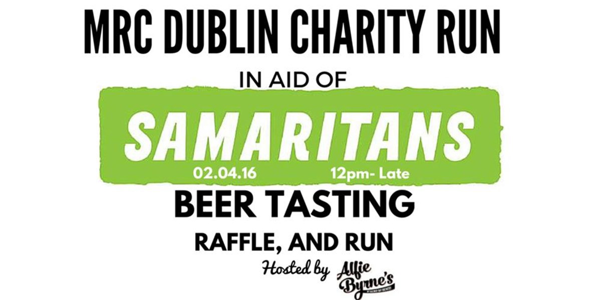 Mikkeller Running Club Dublin is fundraising for Samaritans