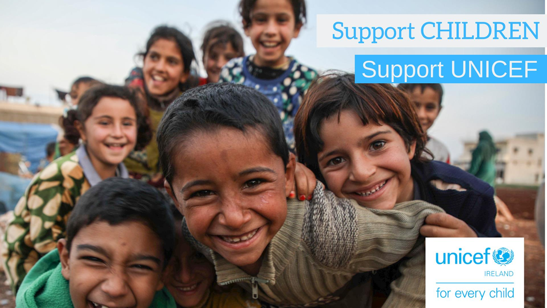 A Charity Fundraiser for Unicef is fundraising for UNICEF Ireland