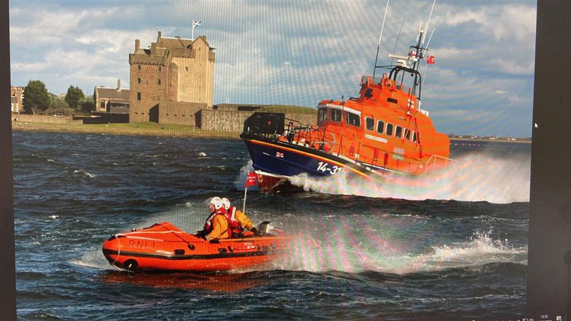 Broughty Ferry Lifeboat is fundraising for RNLI Royal National