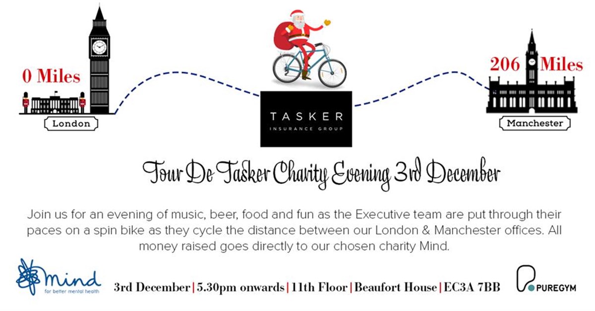 Tasker Insurance Group is fundraising for Mind