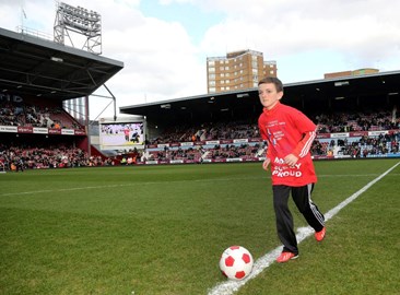 Finishing my 50 mile challenge at West Ham Utd