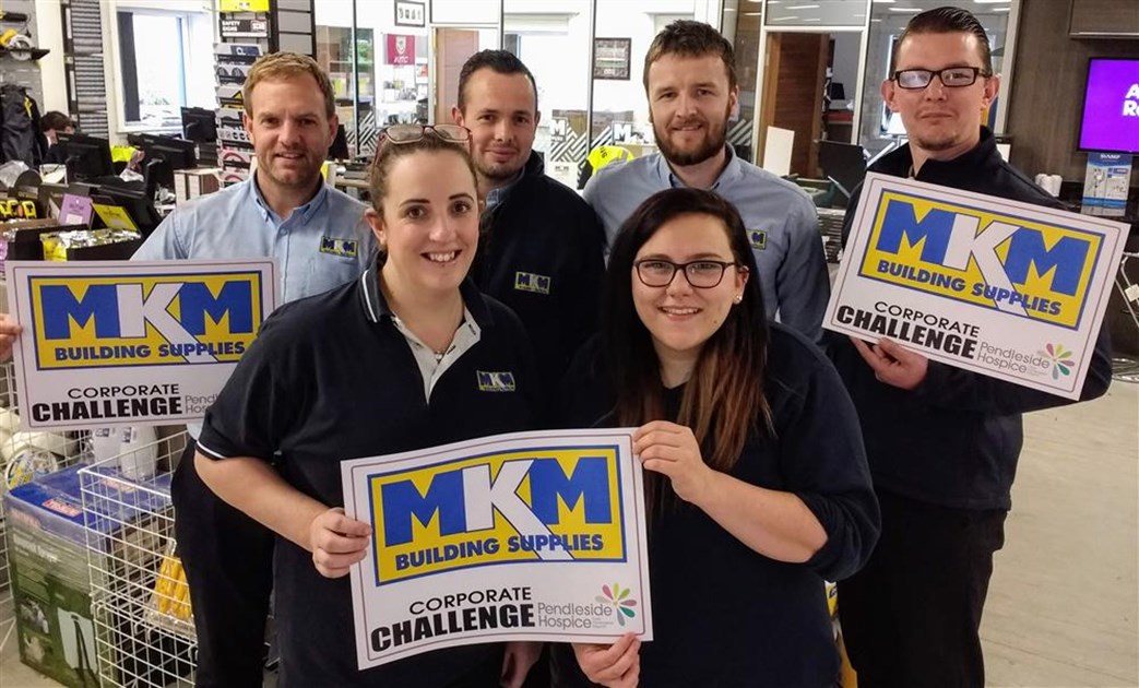 MKM Building Supplies is fundraising for Pendleside Hospice