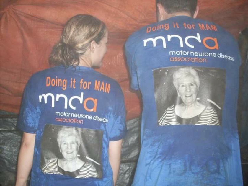 Marisa Braithwaite is fundraising for Motor Neurone Disease Association