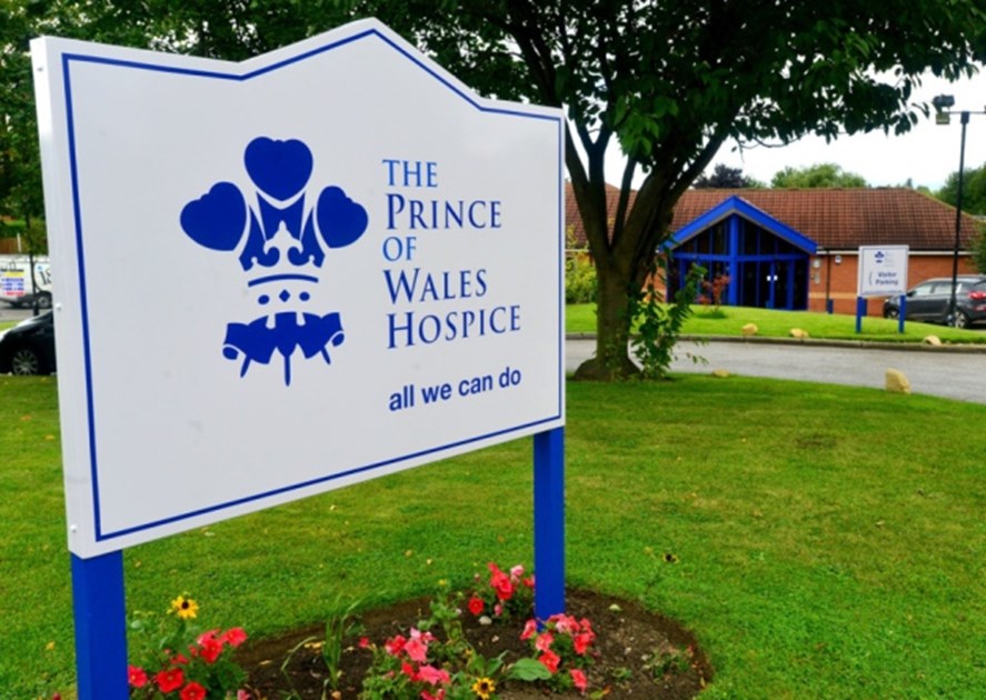 Amy Gale is fundraising for The Prince of Wales Hospice, Pontefract