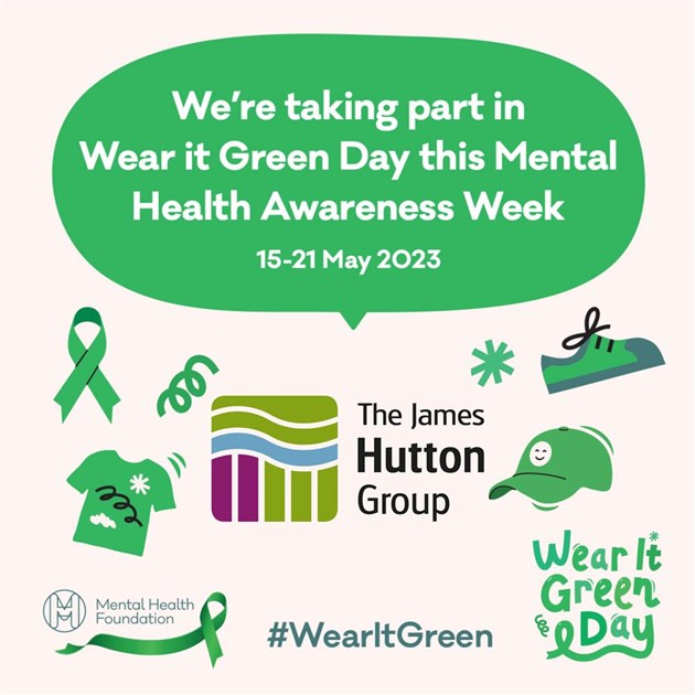 The James Hutton Institute is fundraising for Mental Health Foundation