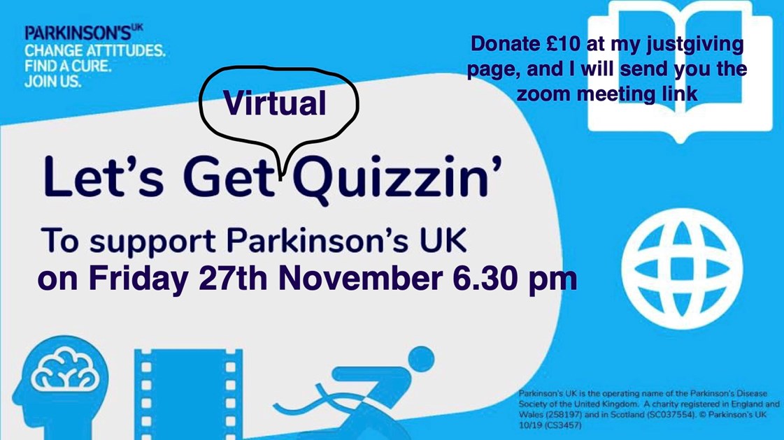 Caroline Rivett is fundraising for Parkinson’s UK