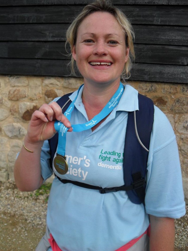 Andrea Brazier is fundraising for Alzheimer's Society