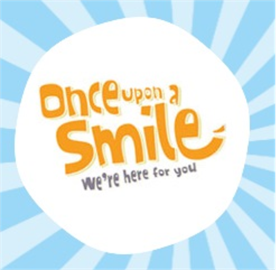 Image result for once upon a smile logo