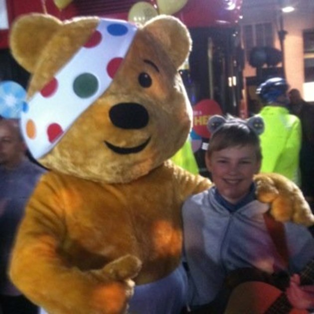 Lucas Johnston is fundraising for BBC Children in Need