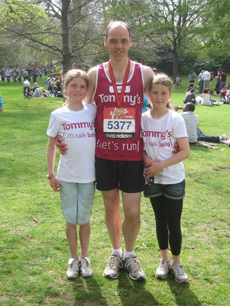 Simon Rule is fundraising for Tommy’s, the pregnancy and baby charity