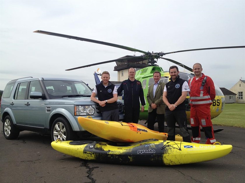 Louis Ford is fundraising for Scotland's Charity Air Ambulance