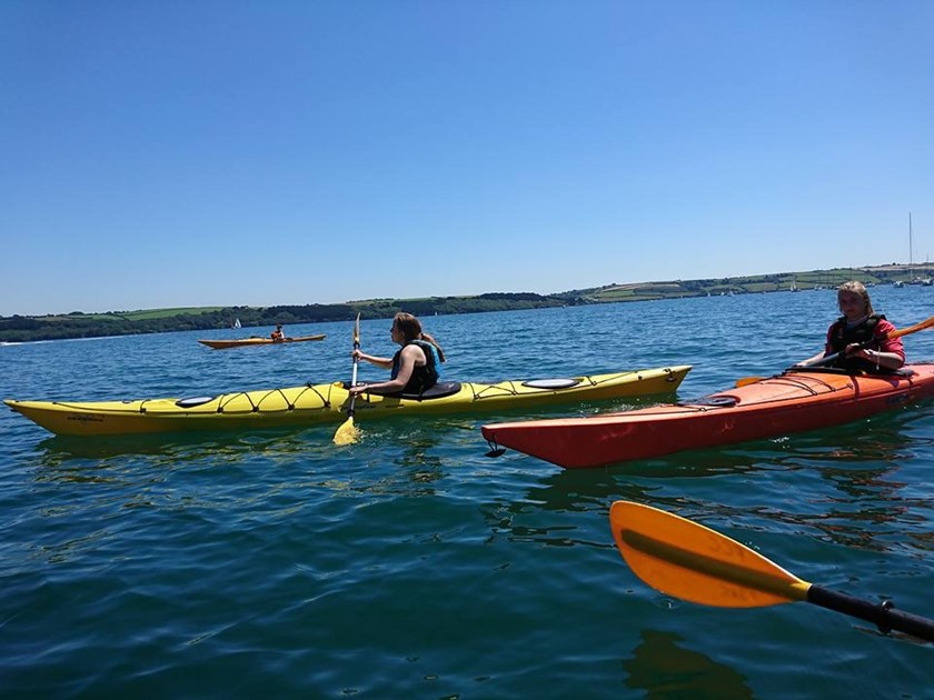 Falmouth Student Kayak Club is fundraising for ShelterBox