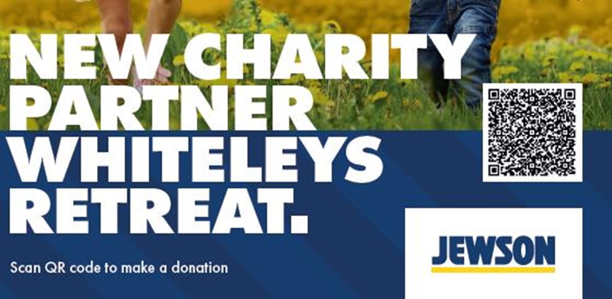 Jewson Charity is fundraising for Whiteleys Retreat