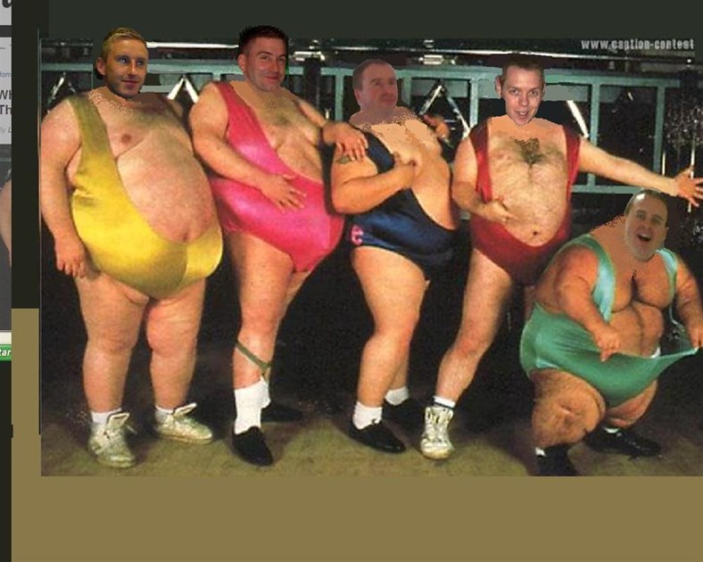 Five Fat Idiots.