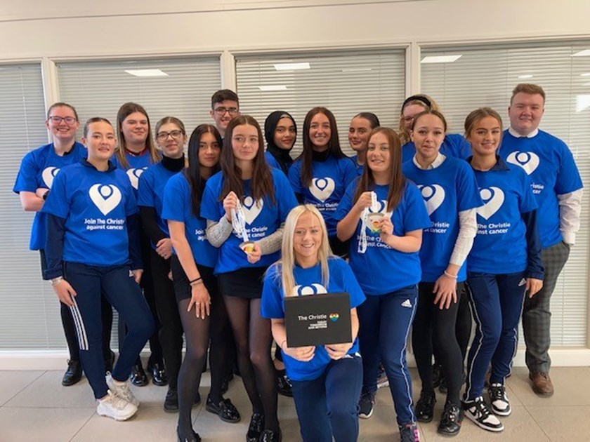 Ashton On Mersey School Sixth Form is fundraising for THE CHRISTIE CHARITY