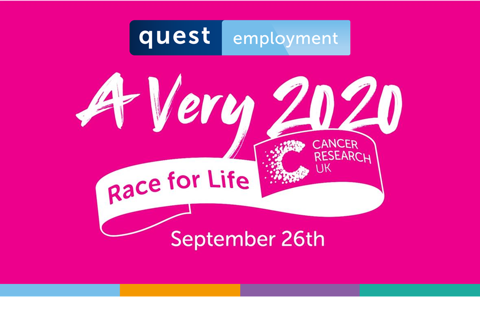 Quest Employment Race For Life is fundraising for Cancer Research UK