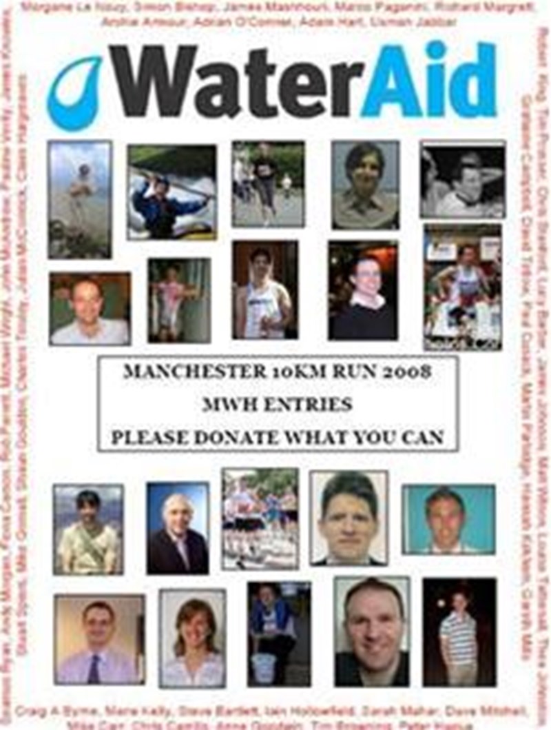 Tim Prosser is fundraising for WaterAid