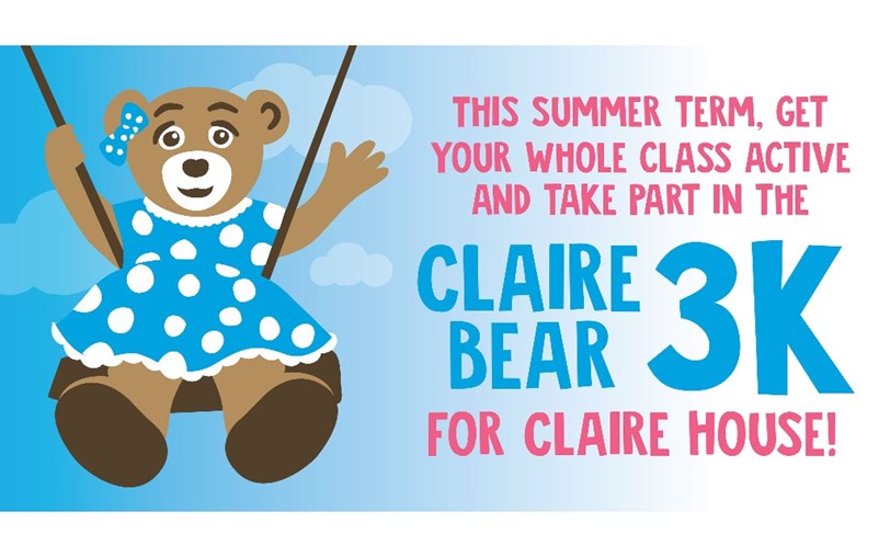 Claire Bear 3k 2021 JustGiving