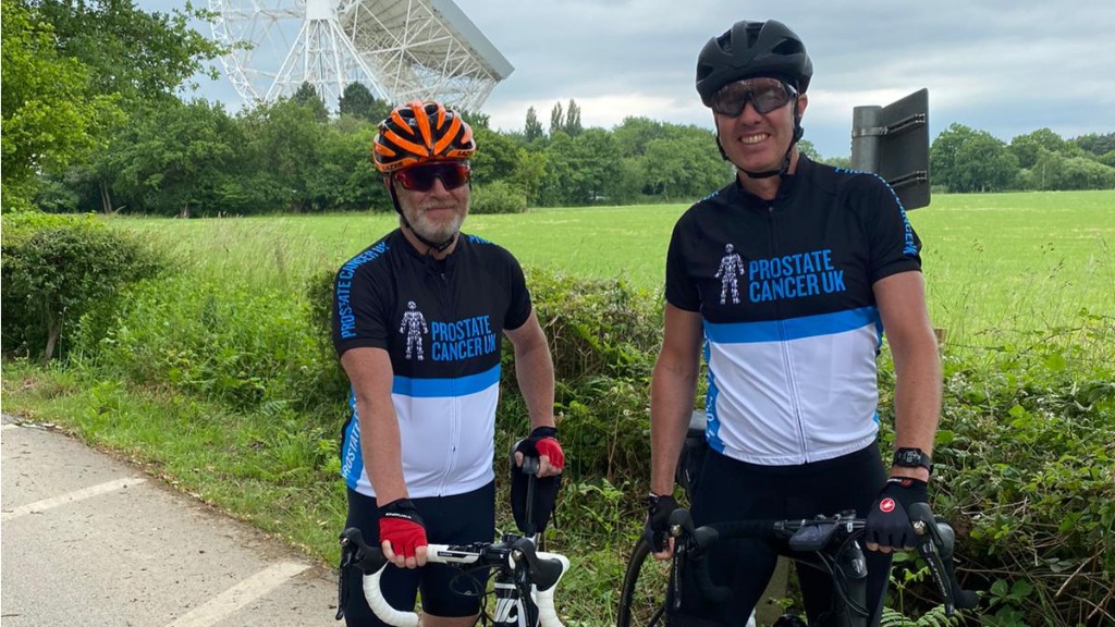 Cycling for Prostate Cancer fundraising for PROSTATE CANCER UK on