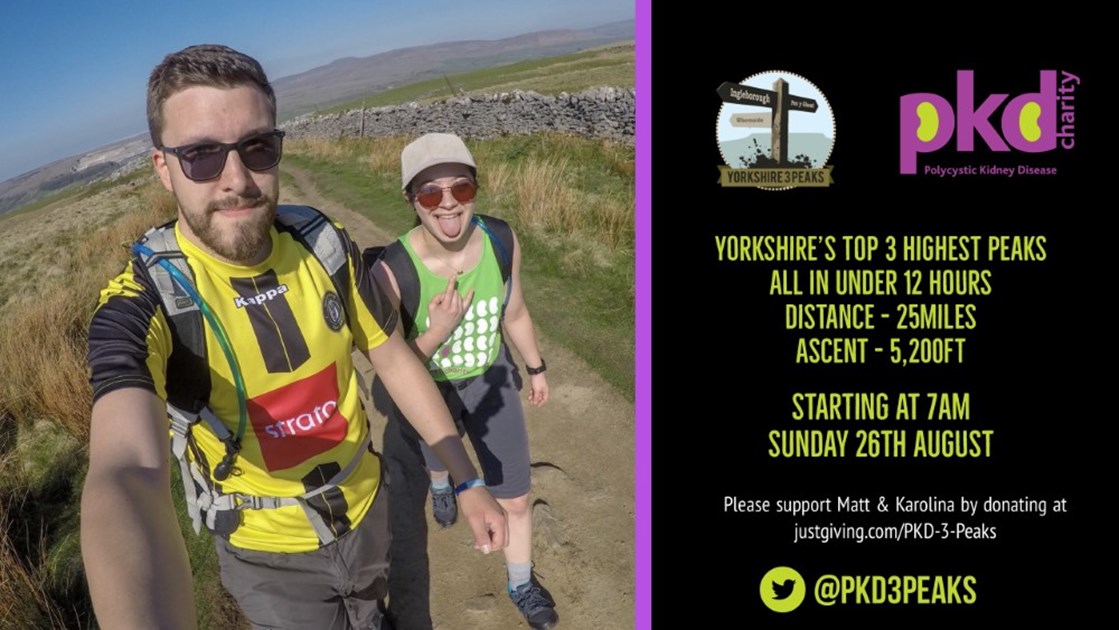 Matt Kirkham is fundraising for The Polycystic Kidney Disease Charity