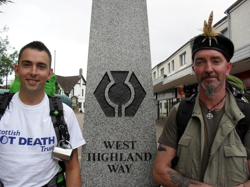 William Burgoyne is fundraising for Scottish Cot Death Trust