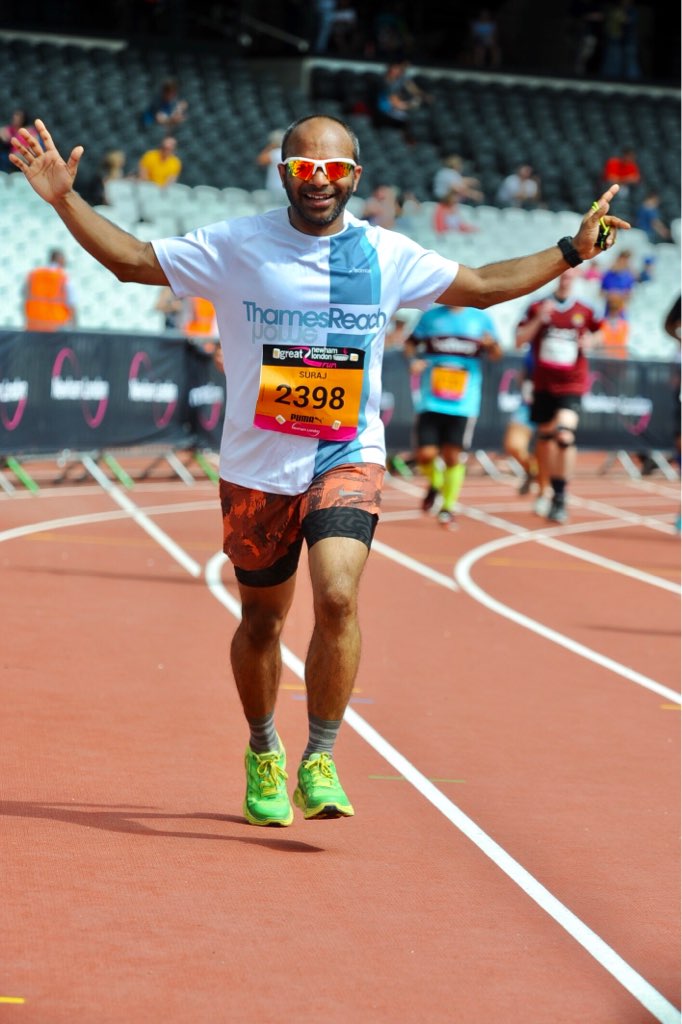 Suraj Ravindran is fundraising for Thames Reach