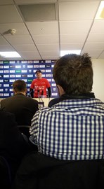 West Bromwich Albion FC manager Tony Pulis supporting my campaign in his press conference prior to the Leivester game in October. He does some brilliant things for charity - one of the nicest guy's I've met!