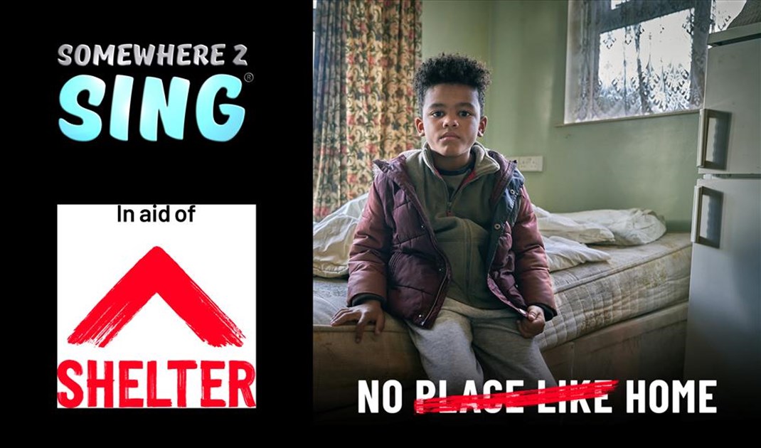 Somewhere 2 Sing is fundraising for Shelter