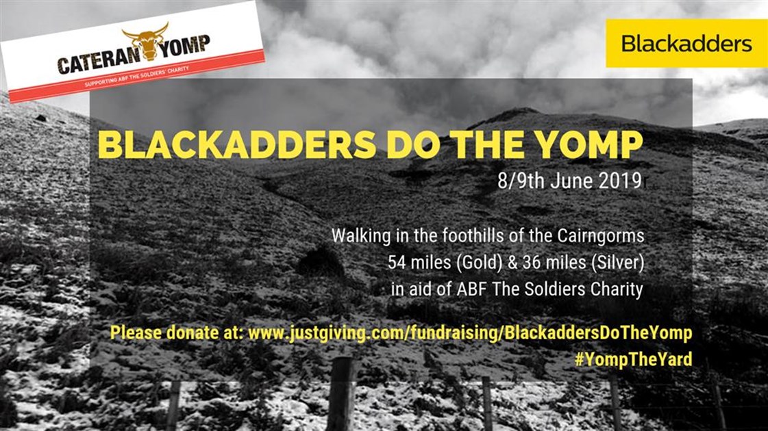 Blackadders LLP is fundraising for ABF The Soldiers' Charity