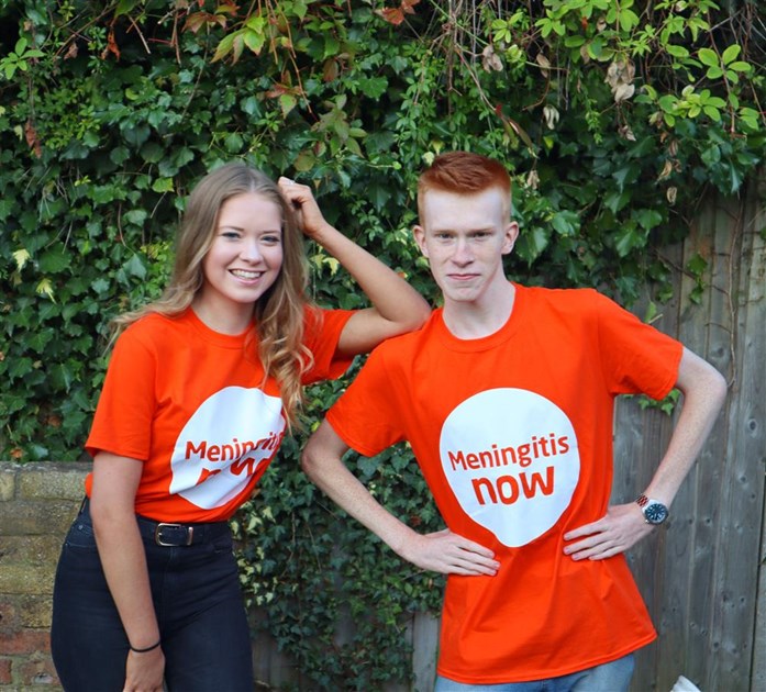 Alice baird is fundraising for meningitis now