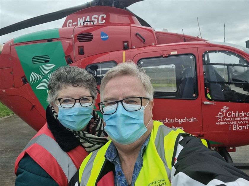 Keith Thomas Is Fundraising For Wales Air Ambulance Charitable Trust