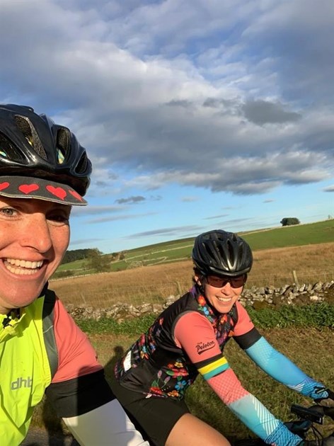 ceri davies is fundraising for Club Peloton