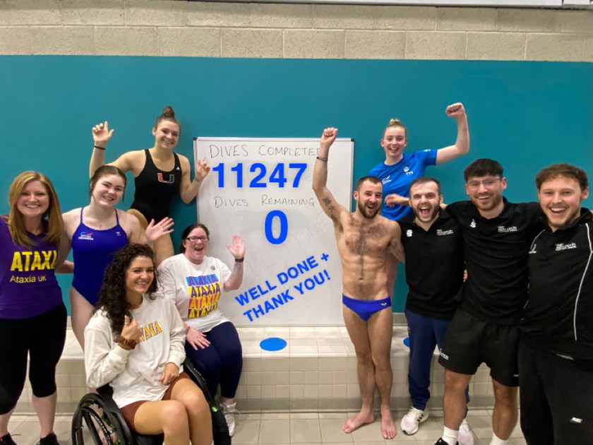 Leeds Diving is fundraising for Ataxia UK