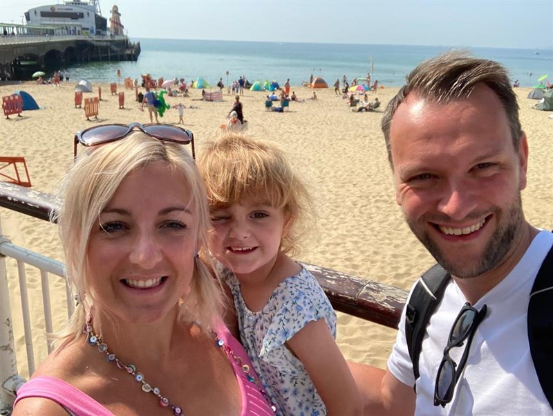 Andrew Hutton is fundraising for Tommy’s, the pregnancy and baby charity