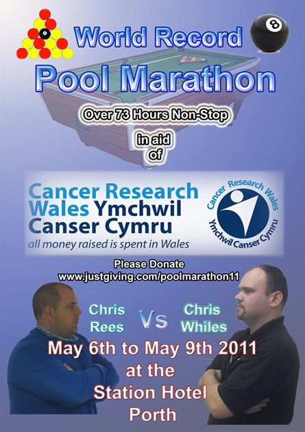 Christopher Rees is fundraising for Cancer Research Wales