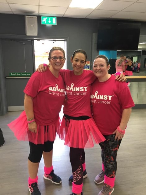 Sarah And Nikki Cycle Is Fundraising For Against Breast Cancer 