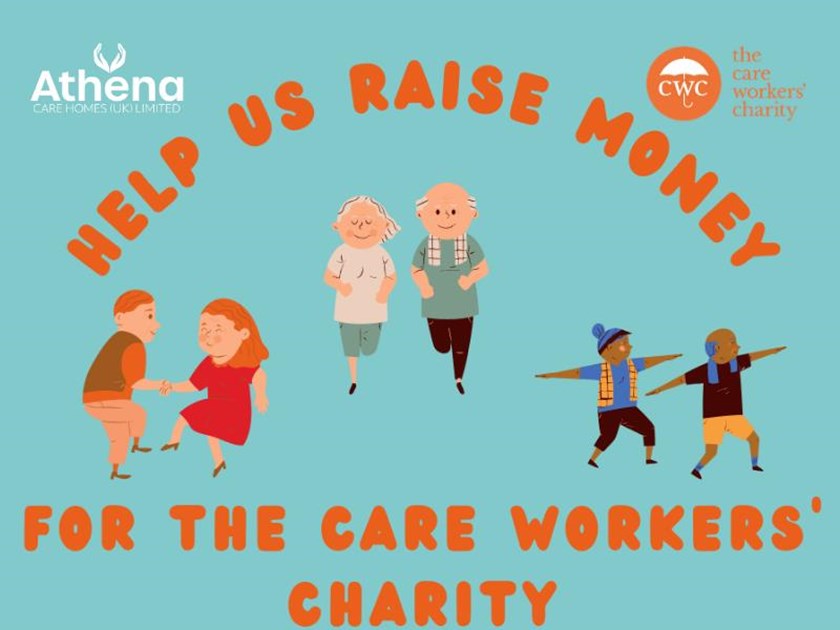 Athena Care Homes is fundraising for The Care Workers Charity