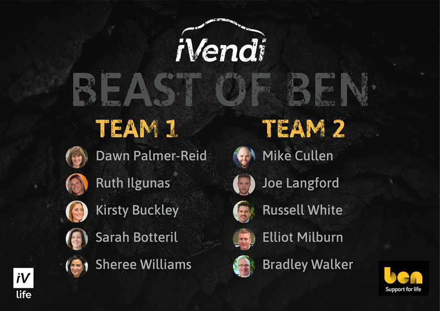 iVendi Ltd is fundraising for Ben Support For Life