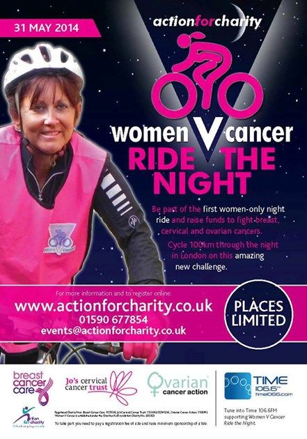 Natalie Mazhindu Is Fundraising For Women V Cancer Ride The Night