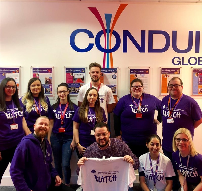 Conduit Global is fundraising for LATCH Welsh Children's Cancer Charity