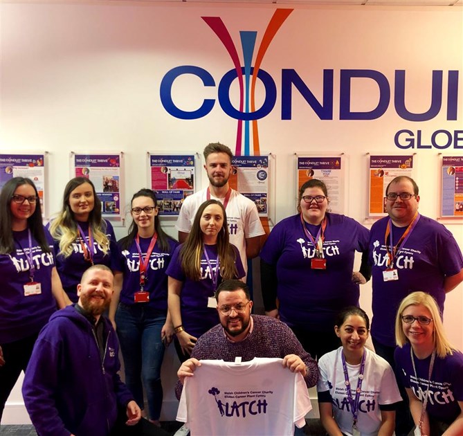 Conduit Global is fundraising for LATCH Welsh Children's Cancer Charity
