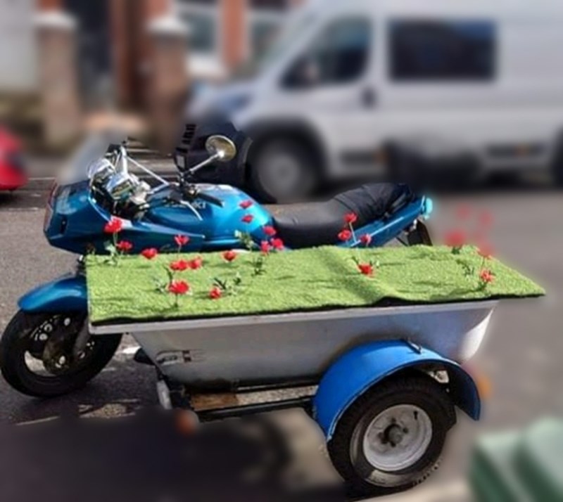 Bubbles The Bathtub Bandit is fundraising for The Royal British Legion