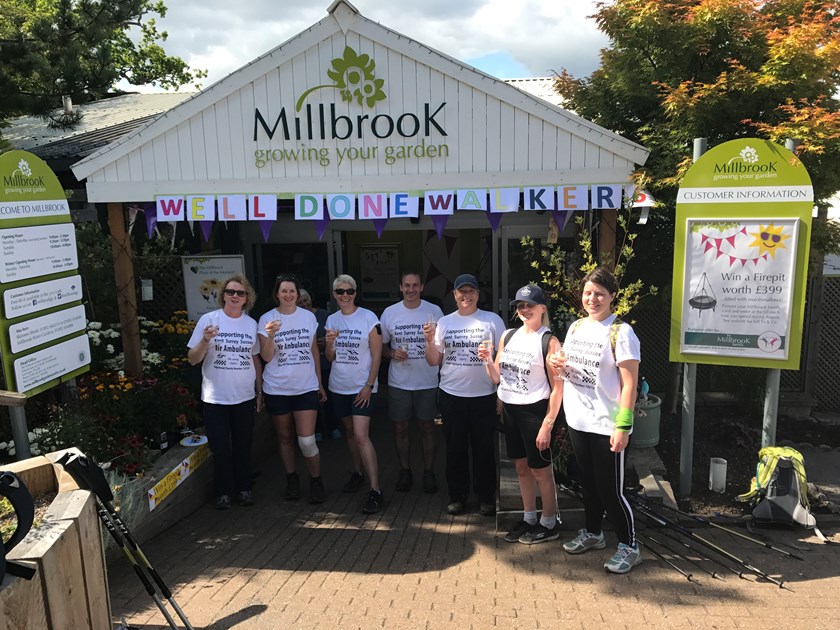 Millbrook Garden Company is fundraising for Air Ambulance Charity Kent
