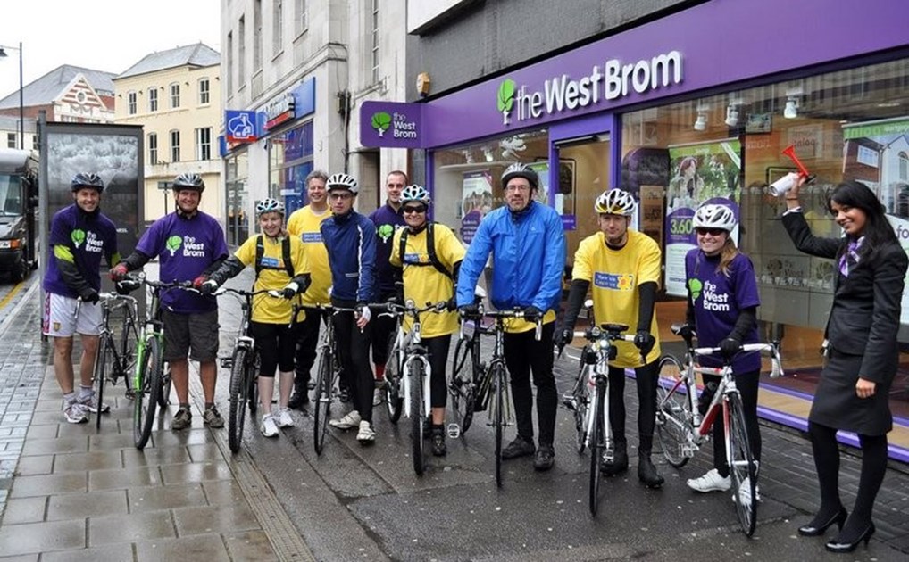 The West Brom Building Society is fundraising for Marie Curie