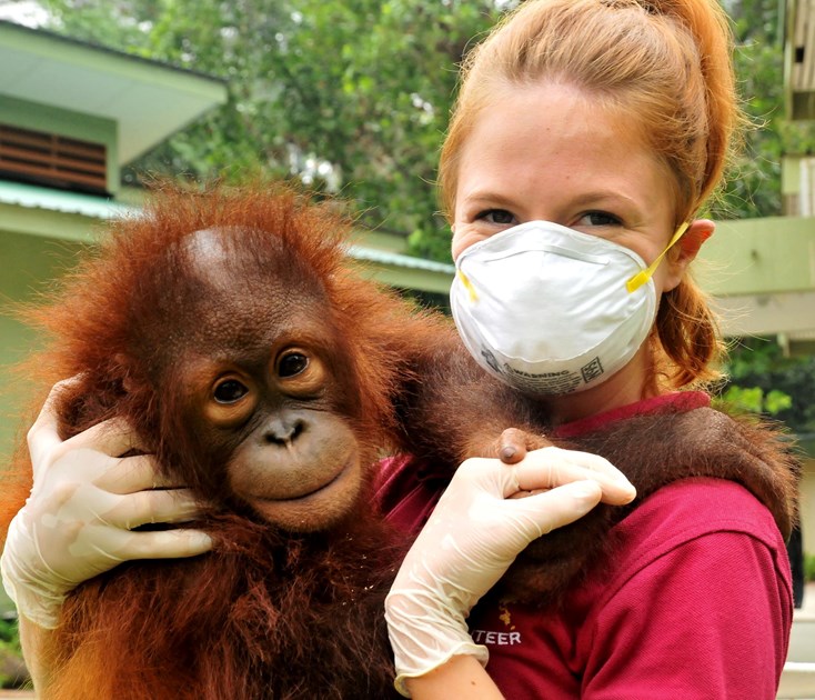 Polly Armstrong-Beaver is fundraising for Orangutan Appeal UK