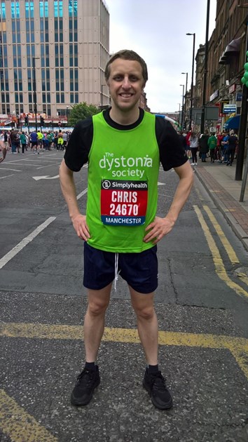 Chris Rathbone is fundraising for Dystonia UK
