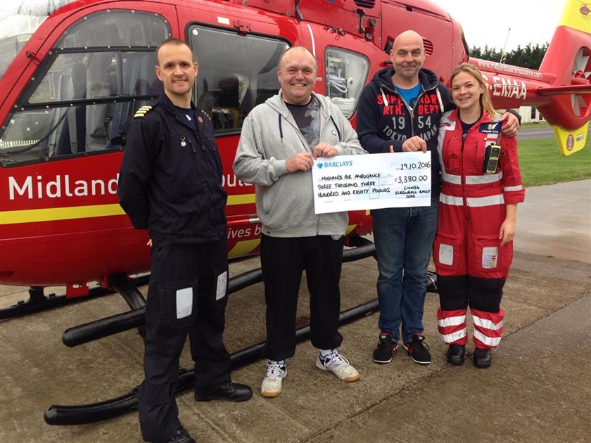 Michael Downes is fundraising for Midlands Air Ambulance Charity